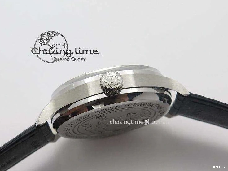 MIROTIME 0301 Portuguese Real PR IW500112 ZF 1:1 Laureus Edition On Black Leather Strap A Flexible 7369